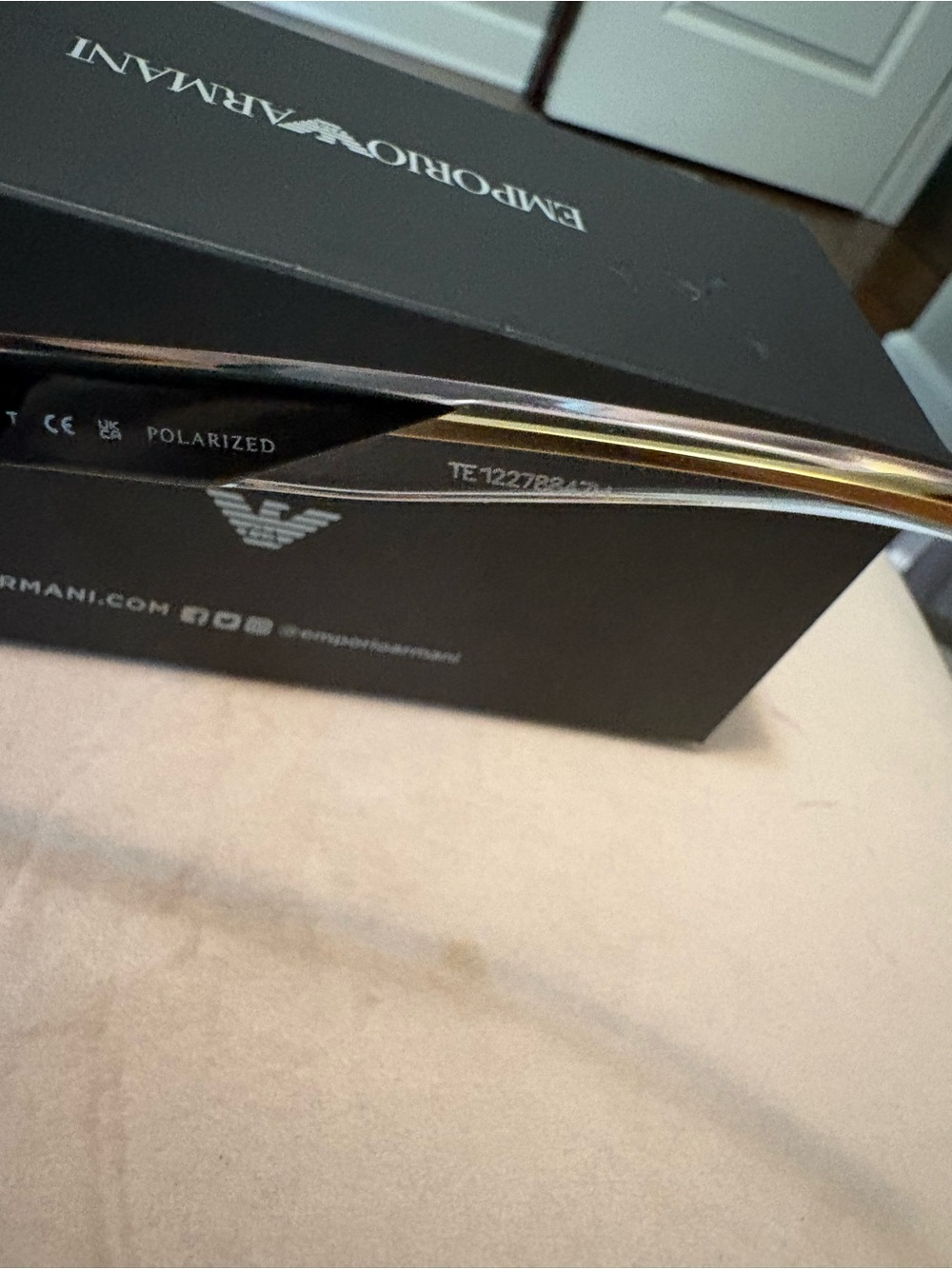 Emporio Armani 4227U Sunglasses
501787 - Black - Dark Grey Polar - New in Box - Picture 8 of 10